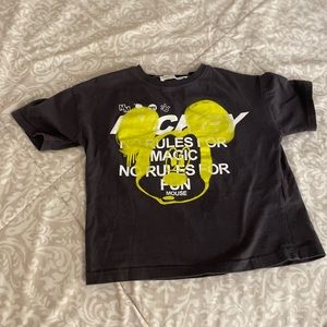 Zara Mickey Mouse Disney shirt size 6 boys